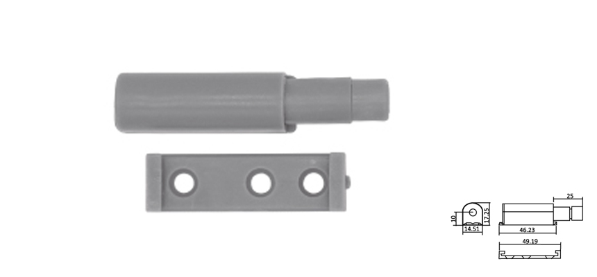 Rebound Device/Push Bottom